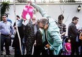 مراسم کاشت نهال توسط سینماگران