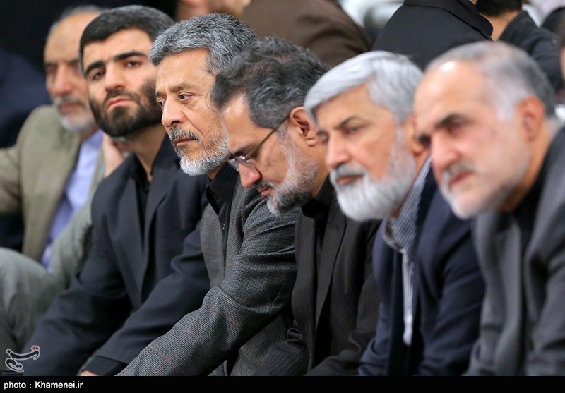 دومین شب عزاداری فاطمیه در حسینیه امام خمینی ( ره ) و در محظر رهبر معظم انقلاب