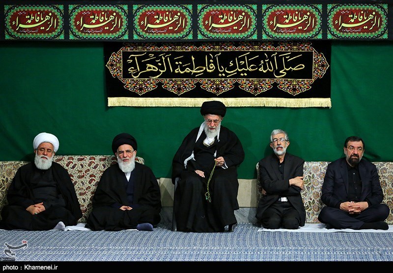 دومین شب عزاداری فاطمیه در حسینیه امام خمینی ( ره ) و در محظر رهبر معظم انقلاب