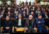 الیاس حضرتی، محمدرضا عارف، مصطفی کواکبیان و محمود واعظی وزیر ارتباطات در همایش منتخبین ائتلاف اصلاح‌طلبان و اعتدال‌گرایان در مجلس دهم