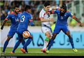 دیدار تیم‌های فوتبال ایران و هند