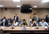 حضور خبرنگاران در نشست خبری سردار محمد پاکپور فرمانده نیروی زمینی سپاه پاسداران انقلاب اسلامی 