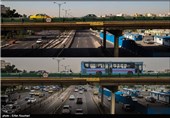 نمایی از پل جلال آل احمد