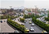 نمایی از ابتدای تونل رسالت