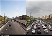 نمایی از بزرگراه آیت‌الله حکیم