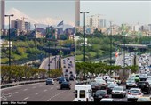 نمایی از بزرگراه آیت‌الله حکیم