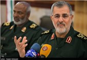 سردار محمد پاکپور فرمانده نیروی زمینی سپاه پاسداران انقلاب اسلامی و سردار محمد مارانی فرمانده قرارگاه قدس سیستان و بلوچستان