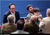 سیدهادی رضوی و سیدمحمد امامی سرمایه‌گذاران سریال شهرزاد در جشن پایانی سریال