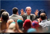 علی نصیریان در جشن پایان سریال شهرزاد