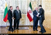 دیدار ظریف با وزیر امور خارجه لیتوانی
