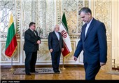 دیدار ظریف با وزیر امور خارجه لیتوانی