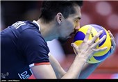 دیدار تیم های والیبال ایران و فرانسه