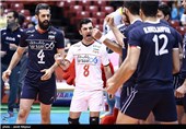 دیدار تیم های والیبال ایران و فرانسه