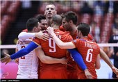 دیدار تیم های والیبال ایران و فرانسه