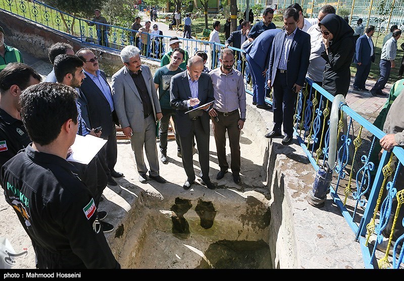 بازسازی صحنه مرگ دختر 5 ساله در پارک کوهسار مشیریه