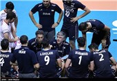 دیدار تیم های والیبال ایران و فرانسه
