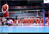 دیدار تیم های والیبال ایران و چین