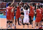دیدار تیم های والیبال ایران و چین