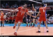 دیدار تیم های والیبال ایران و چین