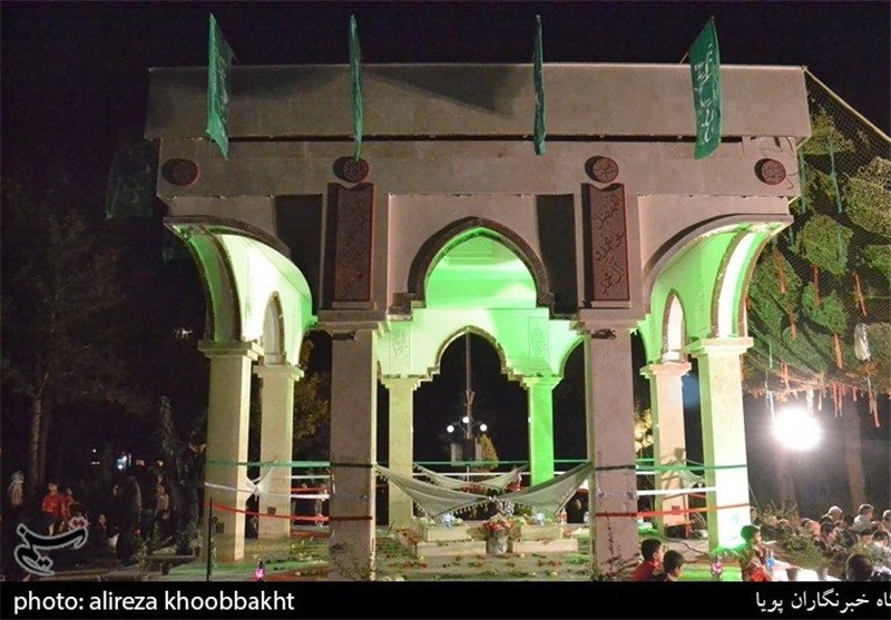 افتتاح یادمان شهدای گمنام بوستان زمزم