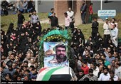 تشییع پیکر شهید مدافع حرم ابوالفضل نیکزاد