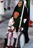 حضور زهرا نعمتی به عنوان پرچمدار تیم ایرن