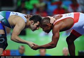 کسب مدال برنز حسن رحیمی در مسابقات کشتی آزاد - المپیک ریو 2016