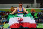 کسب مدال برنز حسن رحیمی در مسابقات کشتی آزاد - المپیک ریو 2016
