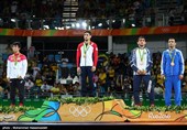 کسب مدال برنز حسن رحیمی در مسابقات کشتی آزاد - المپیک ریو 2016