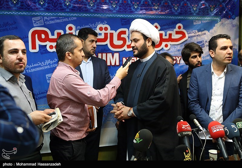 نشست خبری دبیرکل جنبش النجبای عراق در خبرگزاری تسنیم