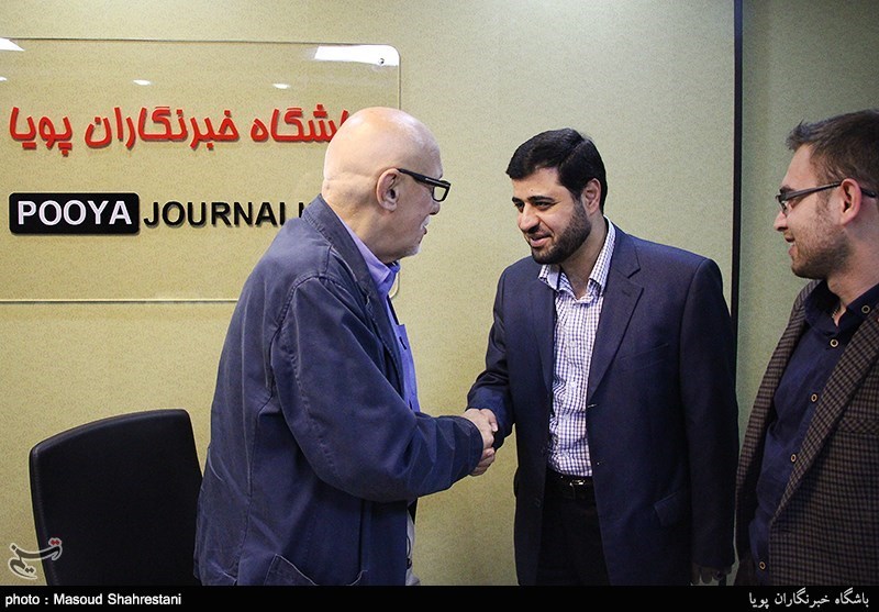 بازدید مهدی طالقانی از باشگاه خبرنگاران تسنیم (پویا)