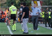 دیدار تیم های فوتبال تراکتورسازی و پرسپولیس