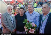 دیدار تیم های فوتبال تراکتورسازی و پرسپولیس