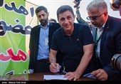 دیدار تیم های فوتبال تراکتورسازی و پرسپولیس