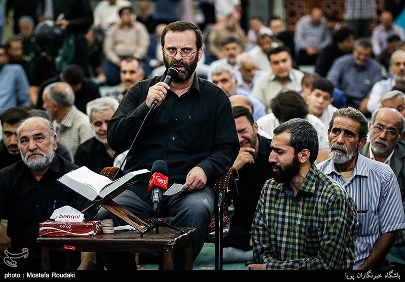 مراسم وداع با پیکر سردار شهید احمد غلامی