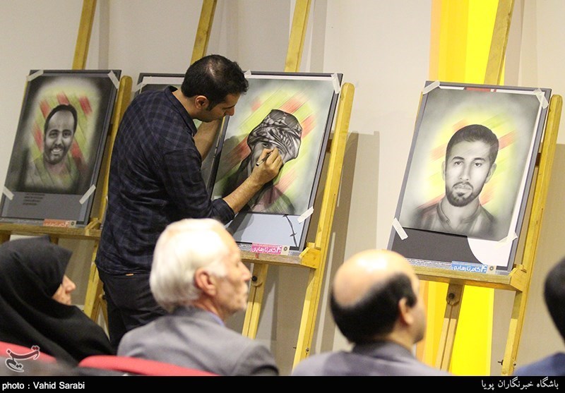 مراسم یادبود شهدای مدافع حرم