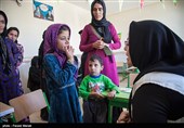 ویزیت رایگان بسیج جامعه پزشکی در منطقه درود فرامان کرمانشاه