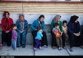 ویزیت رایگان بسیج جامعه پزشکی در منطقه درود فرامان کرمانشاه