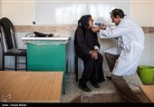 ویزیت رایگان بسیج جامعه پزشکی در منطقه درود فرامان کرمانشاه