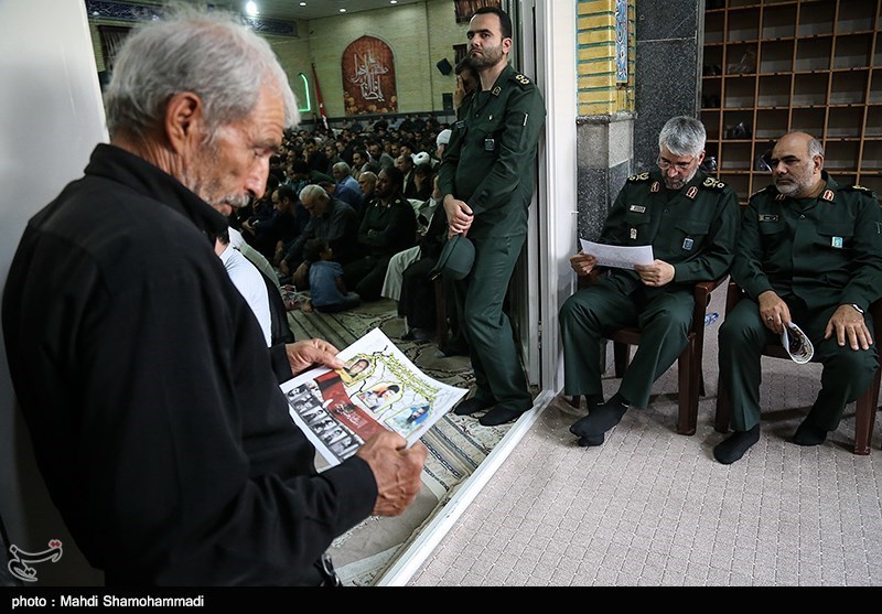 مراسم ختم شهید مدافع حرم سردار احمد غلامی