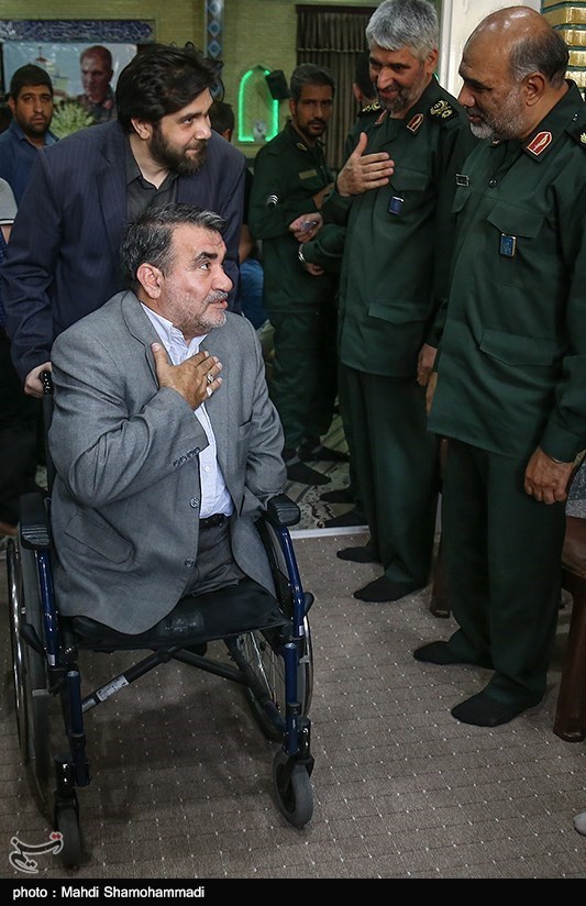 مراسم ختم شهید مدافع حرم سردار احمد غلامی