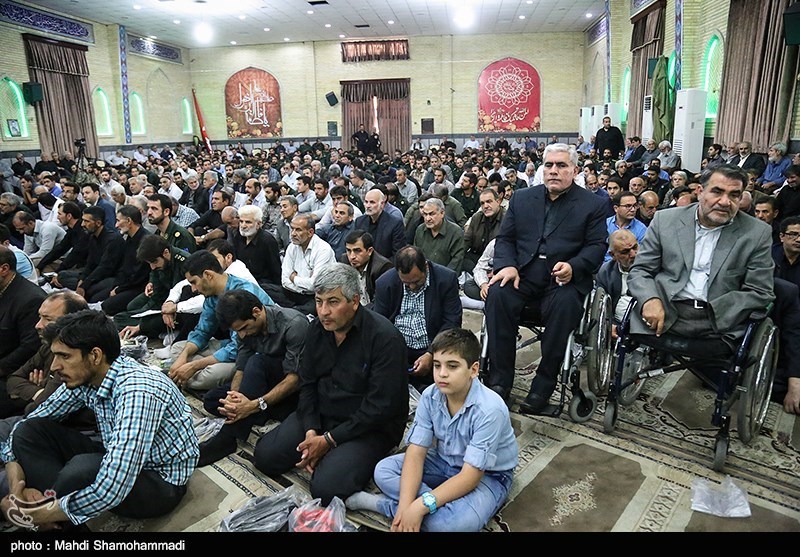 مراسم ختم شهید مدافع حرم سردار احمد غلامی