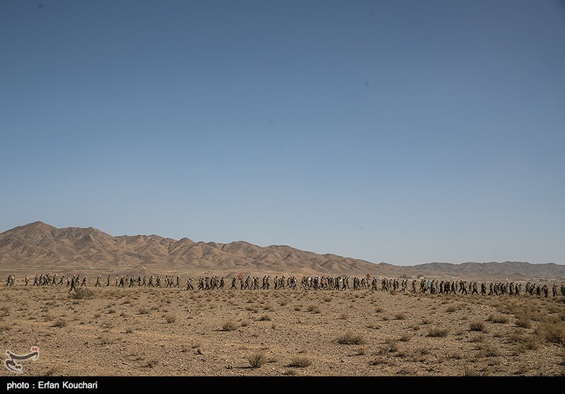 مناورة 10 الاف شخص الى بیت المقدس فی سمنان