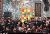 مراسم سیاه پوشی در آستان مقدس امامزاده حسن(ع)