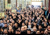 مراسم سیاه پوشی در آستان مقدس امامزاده حسن(ع)