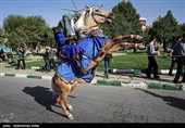 حرکت نمادین ورود کاروان امام حسین(ع) به کربلا - همدان