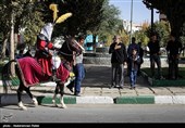 حرکت نمادین ورود کاروان امام حسین(ع) به کربلا - همدان