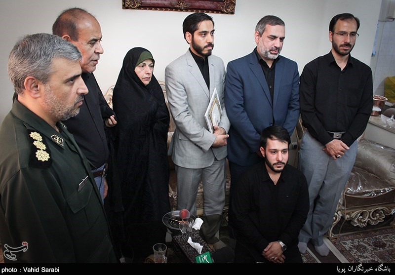 دیدار با خانواده شهید احمد شعبانی ورکی