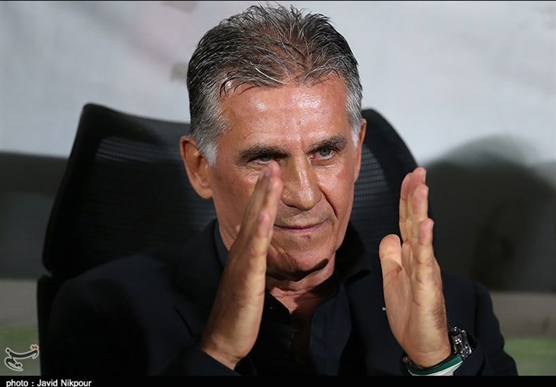 کی‌روش و بازیکنان تیم ملی تماشاگر صعود پرسپولیس + عکس