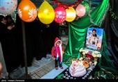 جشن تولد جوان ترین شهید مدافع حرم ایرانی سید مصطفی موسوی